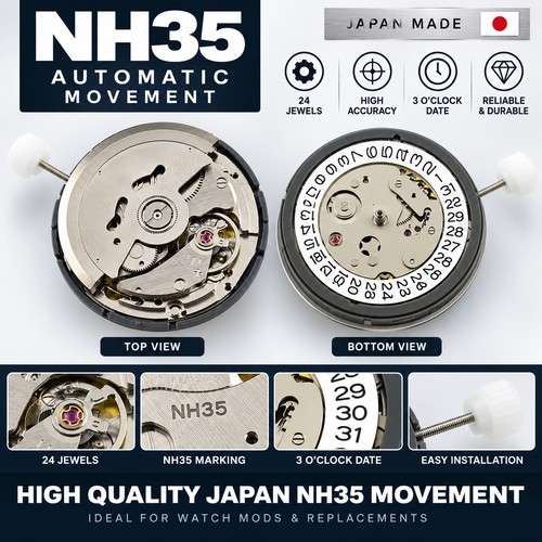 Genuine seiko nh35a - seiko, tmi