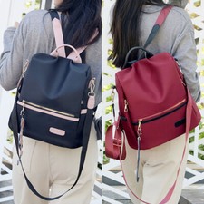 Women Ladies Waterproof Backpack Rucksack Anti-Theft School Shoulder Travel Bag