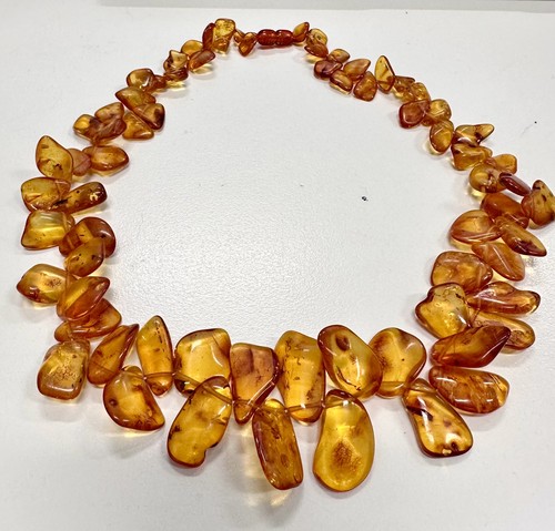 Vintage baltic amber necklace - baltic,