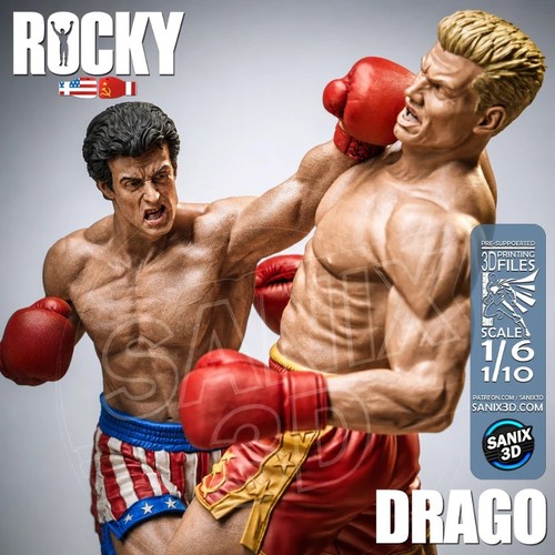 Rocky balboa and - rocky, drago