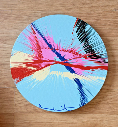 Damien hirst beautiful spin - -,