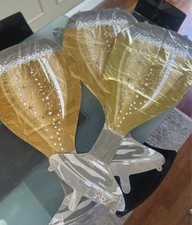 3 x Large Champagne Wine Glass Foil Balloons Birthday Party DecorHelium / Air