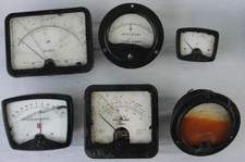 Vintage Analog Panel Meters