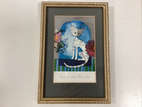 Framed rosina wachtmeister cat - rosina,