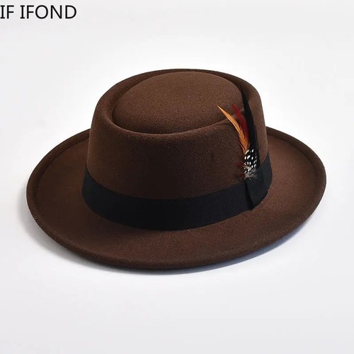 Vintage pork pie hat mens - vintage,