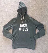 JACK WILLS GREEN HOODIE JUMPER