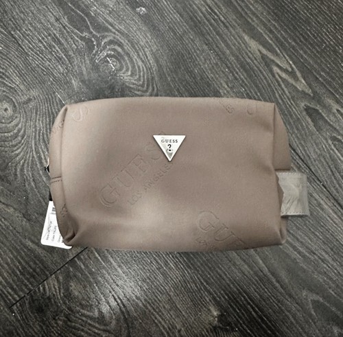 Guess taupe logo toiletries - logo, /