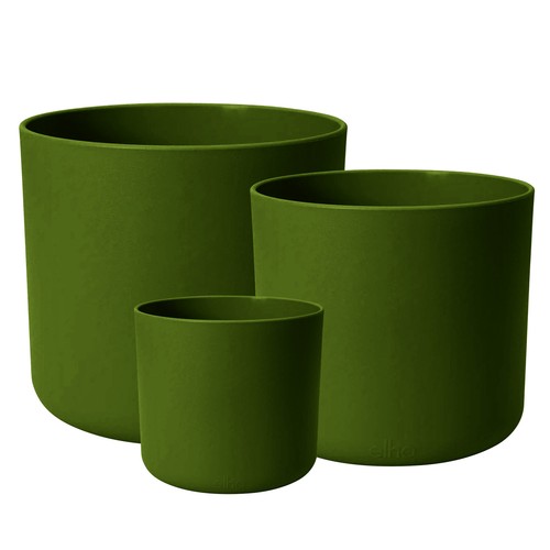 Green lisbon ceramic round pot - lisbon,