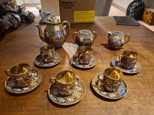 Samurai china teaset - china,