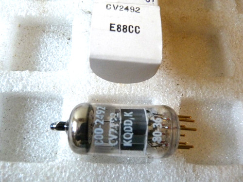 Cv2492 e88cc gold - pins, mullard