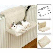 Cat Kitten Hanging Radiator Pet Dog Bed Warm Fleece Basket Cradle Hammock Plush