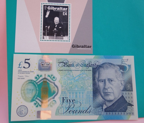 Polymer banknote of - £5,