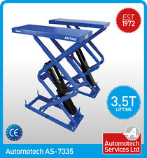 IN FLOOR FLUSH FIT / FULL RISE SCISSOR LIFT, CAR VEHICLE RAMP /CAR HOIST / 3.5T 