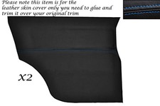 Blue stitch rear door - blue,