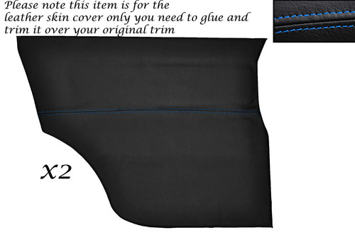 Blue stitch rear door cards - stitch, 2x