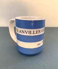 RARE T.G. Green Cornishware Cloverleaf Glanvilles of Wadebridge 10oz Mug