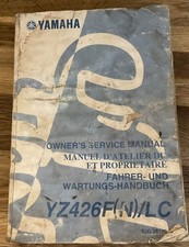 Yamaha YZ426 F (M) LC Genuine Workshop Owners Service Manual Book 5JG-28199-80