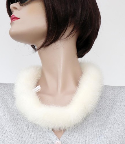 Mink scarf fur chain necklace - chain,