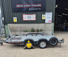 Brian James Trailers C4 Blue Transporter 3.3m x 1.7m 2.0t GVW, Winch, Long Ramps