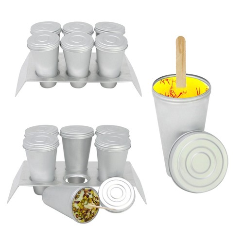 Kulfi moulds aluminium - kulfi,
