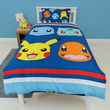 Pokemon single duvet cover and - single,