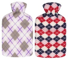 2 x Hot Water Bottle 2L with