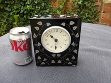 M & S Floral Design Battery Operated Quartz Mantel Clock