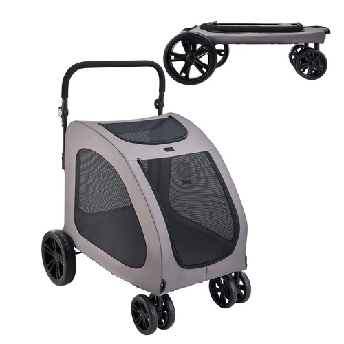 Uimoso wheel pet stroller - 4-wheel,