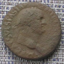 VESPASIAN  Roman brass sestertius
