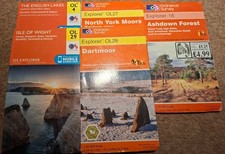 Multiple OS Explorer Maps, price is per map