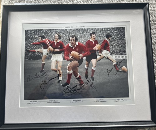 Rare signed 16x12 - photo, framed