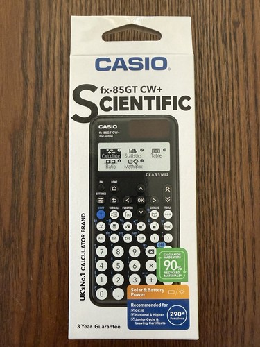 Casio 85gtcw scientific - fx-85gtcw+,