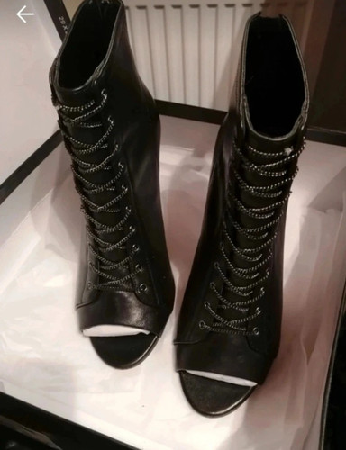 Black leather french - black,