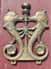 Antique Bronze Dolphin Floral