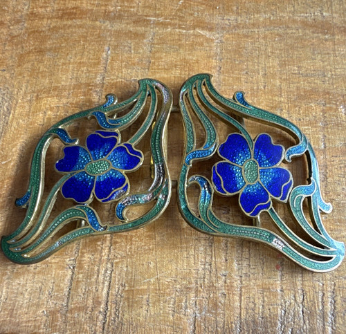 Antique art nouveau enamel - antique,