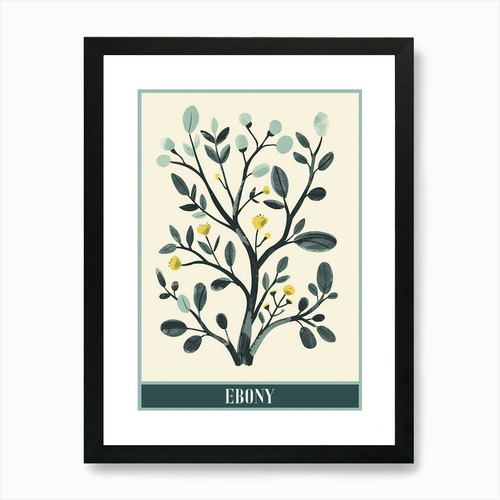Ebony tree flat - ebony,