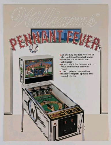 Williams pennant fever flyer - pennant,