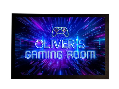 Personalised gamer rug games - personalised, rug,
