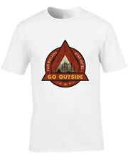 Camping Nature Men's T-Shirt Wildlife Tent Trail Hiking Hiker Lockdown Cool Gift