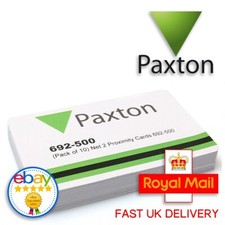 100 Paxton Net2 Compatible ISO Proximity Cards 692-500 - Free UK Delivery