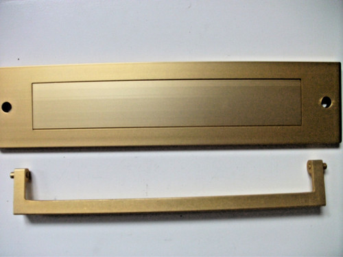 Letter plate with postal - letter,