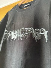 balenciaga t shirt mens medium