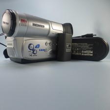 Samsung VP-W80 Handheld 8mm Cassette Camcorder Silver Tested Full Set