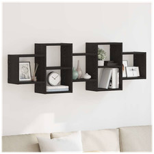 Wall Shelf Black Oak 129x18x42