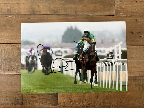 Signed mccoy horse racing - horse,