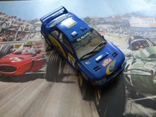 Scalextric Subaru Impreza WRC #3 Monte Carlo Rally - Burns/Reid,blue,lights....