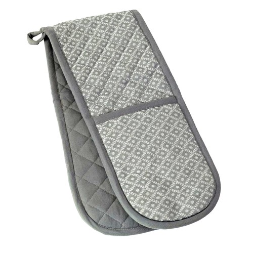 Double oven gloves mitts thick - oven,