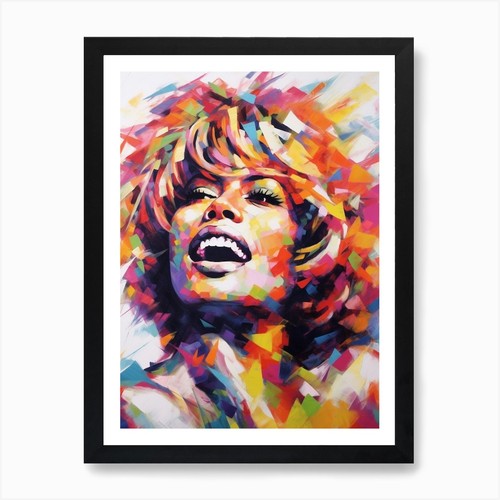Tina turner abstract - abstract, painting