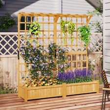 Tall wooden trellis - tall,