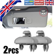 X2 Sun Visor Grey Clip Holder for Audi A3 S3 A4 S4 A5 S5 Q3 Q5 TT OE# 8U0857562A